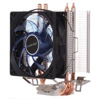 LED CPU Cooler puur koper dubbele Heat Pipe CPU CPU ventilator met blauw licht