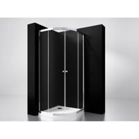 Best Design Douchecabine Project 1/4 Ronde Douchecabine 80x80x190 cm Glas 5 mm Aluminium Profiel
