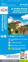 Wandelkaart - Topografische kaart 3714ET la Petite Pierre - Petite Pierre, Niederbronn-les-Bains, PNR Vosges du Nord | IGN - Institut Géographique National