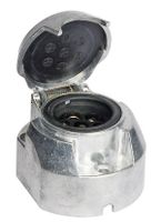 coupling socket 7-pole Steckdose 7-polig, Metall, nach DIN 1724 HPAUTO, Spanning (Volt)12V - thumbnail