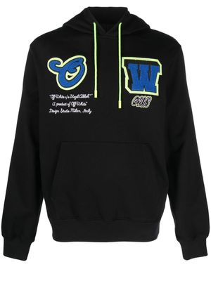 Off-White hoodie Varsity Hammer en coton - Noir