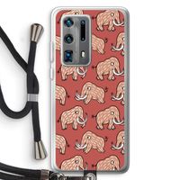 Mammoet: Huawei P40 Pro Plus Transparant Hoesje met koord