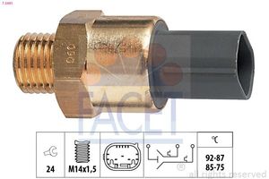Temperatuurschakelaar, radiateurventilator 75691