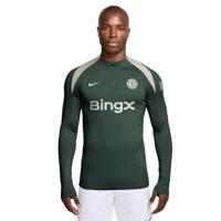 Nike Chelsea Strike Trainingstrui 1/4-Zip 2025-2026 Donkergroen Wit