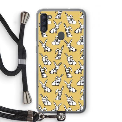 Haas: Samsung Galaxy A11 Transparant Hoesje met koord