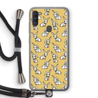 Haas: Samsung Galaxy A11 Transparant Hoesje met koord
