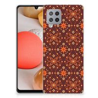 Samsung Galaxy A42 TPU bumper Batik Brown - thumbnail