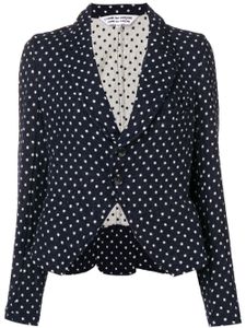 Comme Des Garçons Pre-Owned blazer à pois - Noir