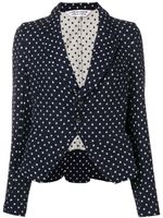 Comme Des Garçons Pre-Owned blazer à pois - Noir - thumbnail