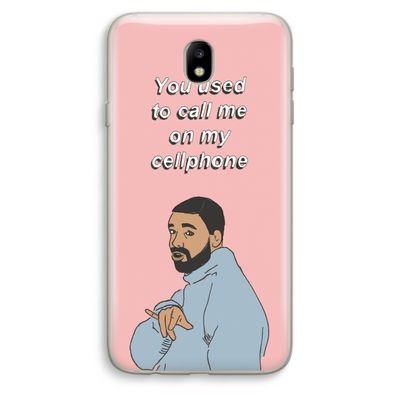 Hotline bling: Samsung Galaxy J7 (2017) Transparant Hoesje