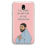 Hotline bling: Samsung Galaxy J7 (2017) Transparant Hoesje