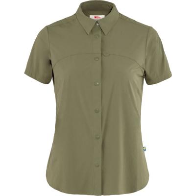Fjallraven High Coast Lite SS Shirt Dames Green M