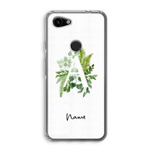 Green Brush: Google Pixel 3a Transparant Hoesje