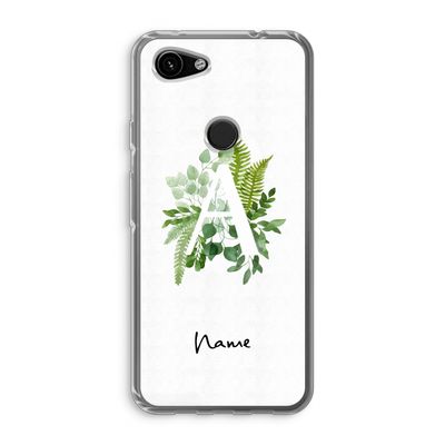Green Brush: Google Pixel 3a Transparant Hoesje