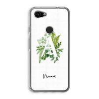 Green Brush: Google Pixel 3a Transparant Hoesje