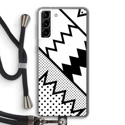 Pop Art #5: Samsung Galaxy S21 Plus Transparant Hoesje met koord