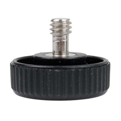 Caruba adapterschroef 1/4" male - 1/4" female met kunststof grip - kort