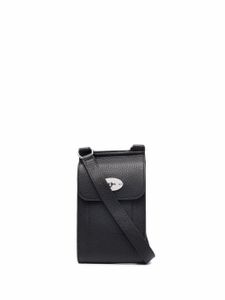 Mulberry petit sac à bandoulière Anthony en cuir grainé - Noir