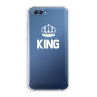 King zwart: Honor 10 Transparant Hoesje