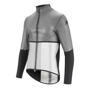 Assos Equipe RS Alleycat Clima Capsule Targa regenjack grijs heren M