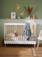 Meegroeibed met details LIGNE FESTON ecru