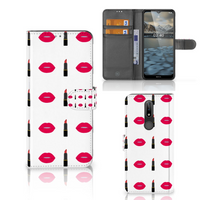 Nokia 2.4 Telefoon Hoesje Lipstick Kiss