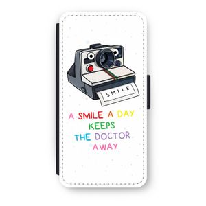 Smile: iPhone 7 Flip Hoesje