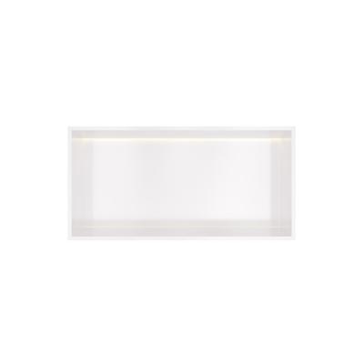 Hotbath &MORE Inbouwbox of inbouwnis - 30x60x10 - with LED IP44 - Mat wit BOX060LWH
