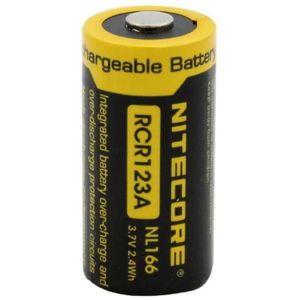 Nitecore 16340 RCR123A Batterij (NL166,650m Ah)