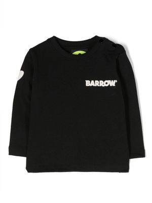 Barrow kids sweat en coton à logo imprimé - Noir
