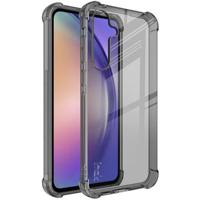 Samsung Galaxy A55 Imak Drop-Proof TPU Case - Doorzichtig Zwart - thumbnail