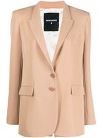 Patrizia Pepe blazer à simple boutonnage - Marron