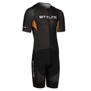 BTTLNS Chimera 1.0 basic trisuit korte mouw zwart/oranje heren S