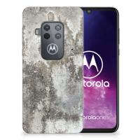 Motorola One Zoom | TPU | Siliconen hoesje | Beton Print