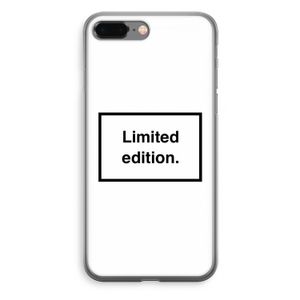 Limited edition: iPhone 8 Plus Transparant Hoesje