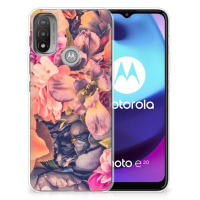Motorola Moto E20 | E40 | TPU Case | Bosje Bloemen