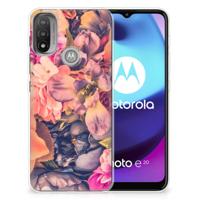 Motorola Moto E20 | E40 | TPU Case | Bosje Bloemen