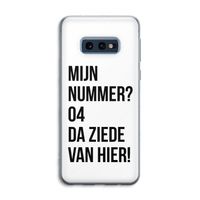 Da ziede van hier: Samsung Galaxy S10e Transparant Hoesje