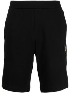 Armani Exchange pantalon de jogging à patch logo - Noir