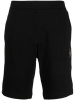 Armani Exchange pantalon de jogging à patch logo - Noir - thumbnail