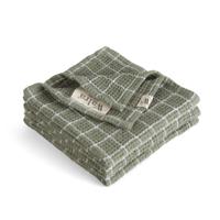 Walra Vaatdoek Dry with Cubes Legergroen - 3 stuks
