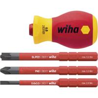 Wiha SoftFinish electric slimVario VDE Verwisselbaar handvat Heftdoorsnede: 34 mm Geschikt voor: Wiha Torque, Wiha slimBit - thumbnail