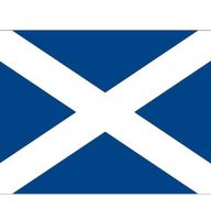10x Stickertjes Schotland vlag 10 cm   -