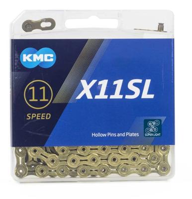 KMC fietsketting x11sl ti-n goud 118 schakels