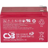 CSB Battery EVH 12150 Loodaccu 12 V 15 Ah Loodvlies (AGM) (b x h x d) 151 x 102 x 98 mm Kabelschoen 6.35 mm Cyclusbestendig, Onderhoudsvrij, Geringe