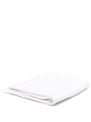 CHANEL Pre-Owned serviette frangée à logo CC (2010) - Blanc
