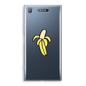 Banana: Sony Xperia XZ1 Transparant Hoesje