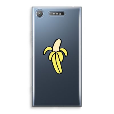 Banana: Sony Xperia XZ1 Transparant Hoesje