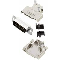 MH Connectors MHD45ZK15-DB15P-K D-sub male connectorset 45 ° Aantal polen: 15 Soldeerkelk 1 stuk(s)