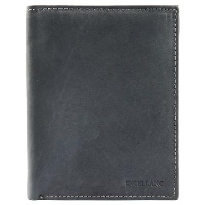 Excellanc heren portemonnee leer Billfold Grijs